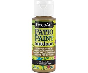 DecoArt Patio Paint 2oz-Glorious Gold
