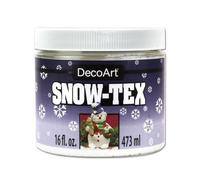DecoArt Snow-Tex White Snow Decoration for Christmas, Party, Crafts Decorations -16OZ