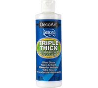 Decoart Tg01-9 Triple Thick Gloss Glaze, 8-Ounce Triple Thick Gloss Glaze