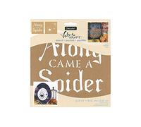 DecoArt Value Stencil Along Came A Spider Value Stencil, Brown, 8 x 8-Inch
