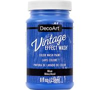 DecoArt Vintage Effect Wash Paint, Blue, 6.09 x 6.09 x 10.92 cm