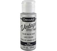 DecoArt Vintage Effect Wash Paint 2oz-Silver