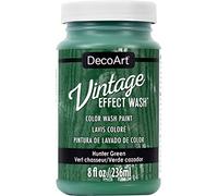 DecoArt Vintage Effect Wash Paint, Hunter Green, 6.09 x 6.09 x 10.92 cm