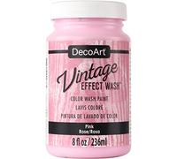 DecoArt Vintage Effect Wash Paint, Pink, 6.09 x 6.09 x 10.92 cm