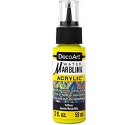 DecoArt Water Marbling Paint 2oz-Yellow