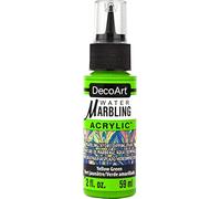 DecoArt Water Marbling Paint 2oz-Yellow Green