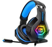 Decoche Gaming Headset for PS4 PS5 PC, 3.5 mm, Mic, 3D Surround - Black