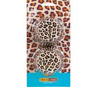 Decocino 50mm Leo Print Muffin Cases - 50 Pack
