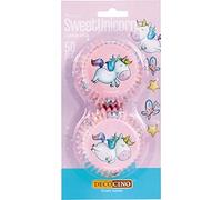 Decocino Unicorn Muffin Cases (Pack of 50) Muffin Decoration Cupcake Decoration Unicorn Decoration Cupcake Mould Unicorn Cupcakes & Unicorn Parties for Girls, Pink