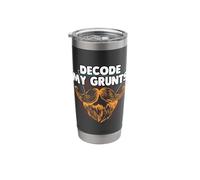 Decode My Grunts Dad Conservative Daddy Protective Love Stainless Steel Insulated Tumbler