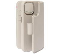 DECODED 2-in-1 Detachable Wallet Case for Apple iPhone 15 - Premium European Leather - Card Holder - Protective and Shockproof - MagSafe Compatible - Microfiber Lining - Clay Beige