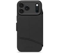 DECODED 2-in-1 Silicone Case for iPhone 17 Pro Max, Detachable Wallet, Premium Soft-Touch, Antibacterial Coating, Compatible with Magsafe, Drop Protection, Scratch Resistant, Metal Buttons, Black