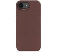 DECODED Leather Case for iPhone 16e, Real Premium ECCO Leather, MagSafe Compatible, Full Body Protective Cover, Raised Edges to Protect Screen and Camera, Brown