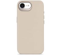 DECODED Leather Case for iPhone 16e, Real Premium ECCO Leather, MagSafe Compatible, Full Body Protective Cover, Raised Edges to Protect Screen and Camera, Beige