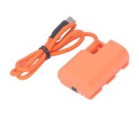 Decoded LP E6 Dummy Battery, Type C to LP E6 Battery Replacement for 5D Mark IV 5D Mark IlI 5D Mark Ll 5D 6D Mark Il 6D 7D Mark II 7D