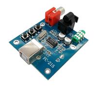 Decoded Module USB Input Coaxial Fiber HIFI Sound Card Electronic Components USB Converter Board for PCM2704