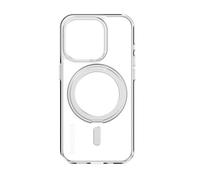 Decoded Plastic Case for iPhone 15 Pro with Support Ring, Transparent