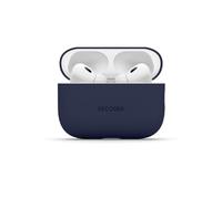 DECODED Silicone AirCase Pro for AirPods Pro 3, Made from Premium Silicone, Compatible with MagSafe, LED Charging Indicator, Wireless Charging, Scratch-Resistant, Blue