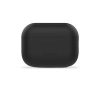 DECODED Silicone AirCase Pro for AirPods Pro 3, Made from Premium Silicone, Compatible with MagSafe, LED Charging Indicator, Wireless Charging, Scratch-Resistant, Black