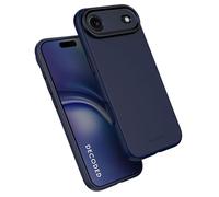 DECODED Silicone Case for iPhone 17 Air, Premium Soft-Touch, Antibacterial Coating, MagSafe Compatible, Drop Protection, Scratch Resistant, Metal Buttons, Blue