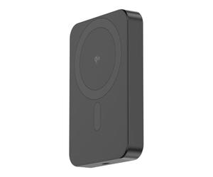 DECODED Wireless Power Bank, 10,000mAh, Qi2 Certified Ultra-Fast 15W, MagSafe Compatible Portable Charger, Magnetic Battery Pack for iPhone Air/17/16/15 Series, USB-C Cable Included, Black