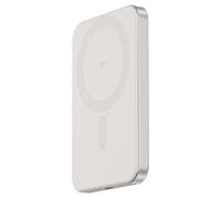 DECODED Wireless Power Bank, 5,000mAh, Ultra-Slim, Qi2 Certified Ultra-Fast 15W, MagSafe Compatible Portable Charger, Magnetic Battery Pack for iPhone Air/17/16/15 Series, USB-C Cable Included, Grey