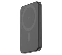 DECODED Wireless Power Bank, 5,000mAh, Ultra-Slim, Qi2 Certified Ultra-Fast 15W, MagSafe Compatible Portable Charger, Magnetic Battery Pack for iPhone Air/17/16/15 Series, USB-C Cable Included, Black