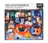 DECODER PUZZLE CATVENTURES THE SLEEPOVER by PETIT COLLAGE Non-book item Business
