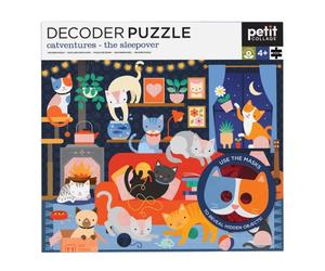 DECODER PUZZLE CATVENTURES THE SLEEPOVER by PETIT COLLAGE Non-book item Business