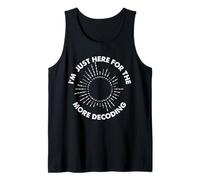 Decoding Eye Circular Design Tank Top