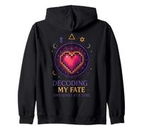 Decoding My Fate One Quest At A Time Zip Hoodie