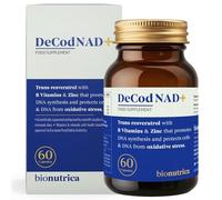 DeCodNAD+ | Advanced NAD+ Support Formula with Trans-Resveratrol | Cellular Energy & Healthy Ageing Support | Antioxidant Support | Vegan, Non-GMO, Gluten-Free | 60 Capsules