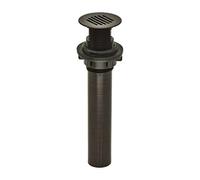 DecoDRAIN Grid Strainer Drain for Bathroom Vanity/Lavatory/Vessel/Sink, Plated ABS Body No Overflow; Oil Rubbed Bronze; PF0727-ORB