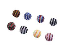 Decoendiy 40Pcs Mixed Color Acrylic Rhinestone Beads for Jewelry Making - 20mm Sparkly DIY Craft Beads for Necklaces, Earrings, Keychains, Bracelets & Home Deco