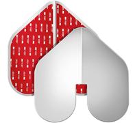 DECOHS 2 Pcs Bow Guard for Boats- Stainless Steel Boat Bow Protector Notched- Bow Keel Guard with Adhesive for Protection Boats Ships from Wear and Scratches