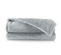 DecoKing Deluxe Microfibre Fleece Super Soft Touch Snug Blanket/Sofa Bed Throw Silver Steel Grey 220x240 cm Mic