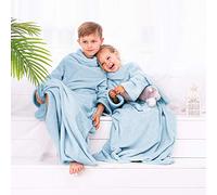 DecoKing Kiddo Children's Blanket with Sleeves Microfibre TV Blanket Cuddly Blanket Soft Fleece Blanket