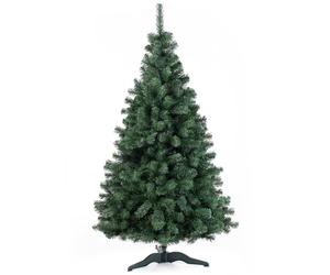 DecoKing Lena 52525 7ft/220 cm Artificial Christmas Tree, Pine Tree, Fir Tree, Green, Christmas Decoration