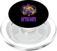 DeColores Cursillo Rainbow Rooster Catholic PopSockets PopGrip for MagSafe