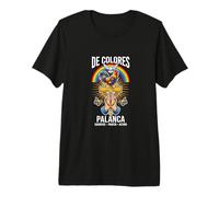 DeColores Cursillo Rainbow Rooster Catholic Premium T-Shirt