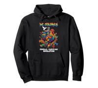 DeColores Cursillo Rainbow Rooster Catholic Pullover Hoodie