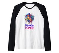 DeColores Cursillo Rainbow Rooster Catholic Raglan Baseball Tee