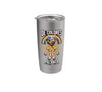 DeColores Cursillo Rainbow Rooster Catholic Stainless Steel Insulated Tumbler