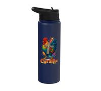 DeColores Cursillo Rainbow Rooster Catholic Stainless Steel Insulated Water Bottle