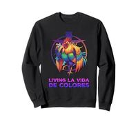 DeColores Cursillo Rainbow Rooster Catholic Sweatshirt