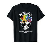 DeColores Cursillo Rainbow Rooster Catholic T-Shirt