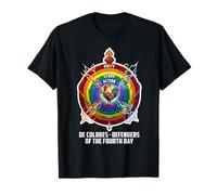 DeColores Cursillo Rainbow Rooster Catholic T-Shirt