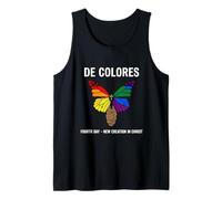 DeColores Cursillo Rainbow Rooster Catholic Tank Top