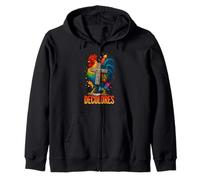DeColores Cursillo Rainbow Rooster Catholic Zip Hoodie