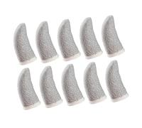 DECOMELODY 10 Pcs Anti-Sweat Finger Cots for Gaming Elastic Breathable Finger Sleeves with Four-Way for Enhanced Touch and Comfortable Grip